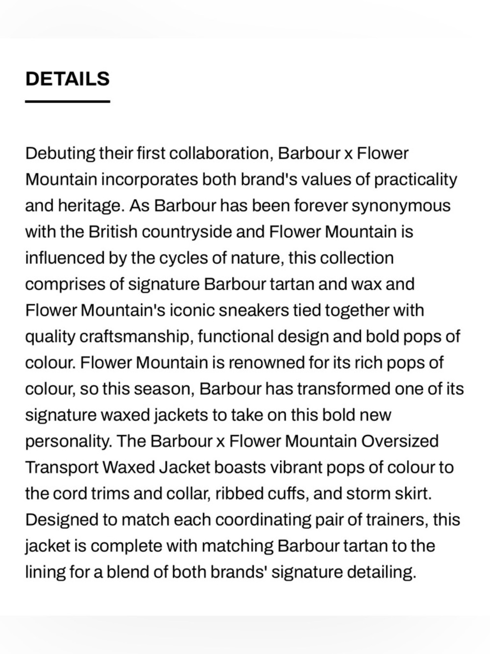 NWT BARBOUR X FLOWER MOUNTAIN
Jacket - Navy-Orange - Picture 9 of 16